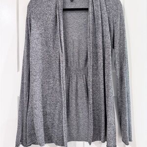 Black and white Women's Open Front Cardigan
